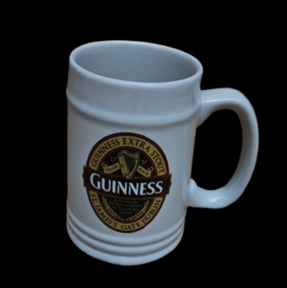 *NWOT Guinness 2015 limited edition ceramic tankard in cream color.
